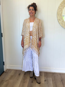 Bamboo Fringe Kimono