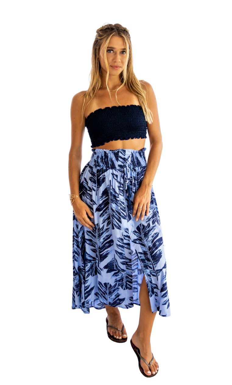 Palm Leaf Rosemary Skirt